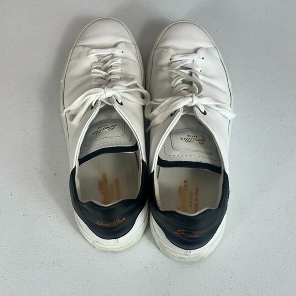 Good Man Brand Sneaker Shoes Mens 13 White Leather Casual Walking Low Italy main image 9